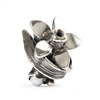Charm Trollbeads Mujer Fiori di nascita in Plata Perla TAGBE-00038 - TAGBE-00038